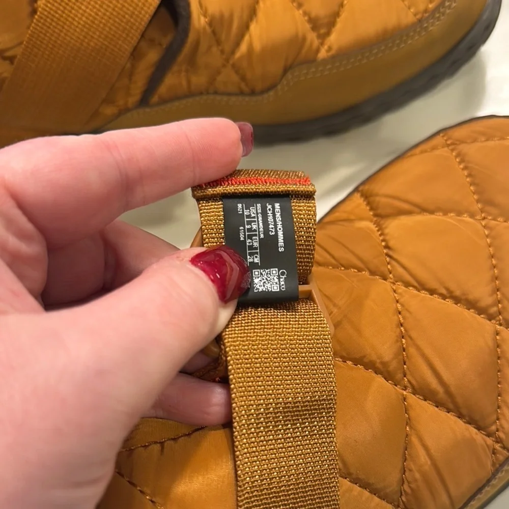 Chaco Rugged Ramble Quilted Rust Men’s 10 - Picture 3 of 4